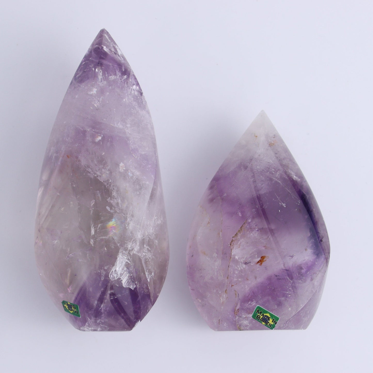 Imperfect Amethyst Flames Set of 6 - Expert Wholesale and Supplier of Wholesale Crystals & Bulk Gemstones, ["Amethyst","Brazil","flames"]