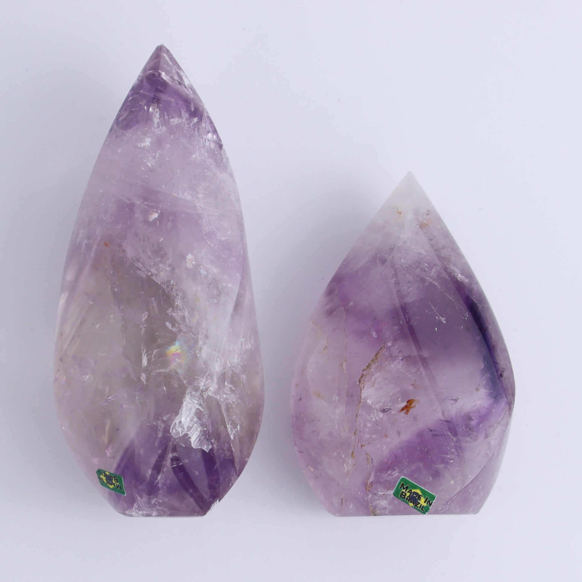 Imperfect Amethyst Flames Set of 6 - Expert Wholesale and Supplier of Wholesale Crystals & Bulk Gemstones, ["Amethyst","Brazil","flames"]