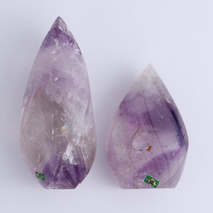 Imperfect Amethyst Flames Set of 6 - Expert Wholesale and Supplier of Wholesale Crystals & Bulk Gemstones, ["Amethyst","Brazil","flames"]