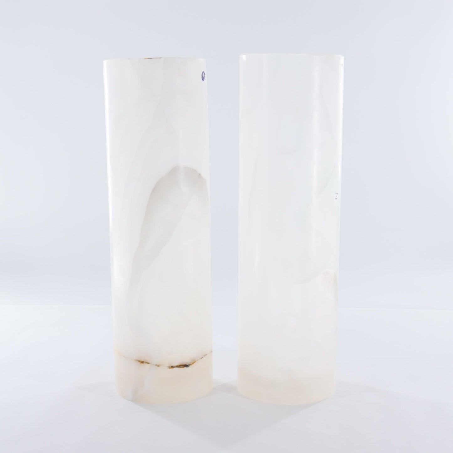 One Wide White Smooth Onyx Lamp Blind - Expert Wholesale and Supplier of Wholesale Crystals & Bulk Gemstones, ["Lamps","Mexico","onyx"]