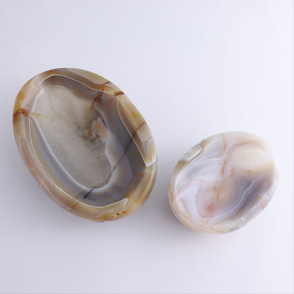 Agate Bowls Set of 2 - Expert Wholesale and Supplier of Wholesale Crystals & Bulk Gemstones, ["Agate","Bowls"]