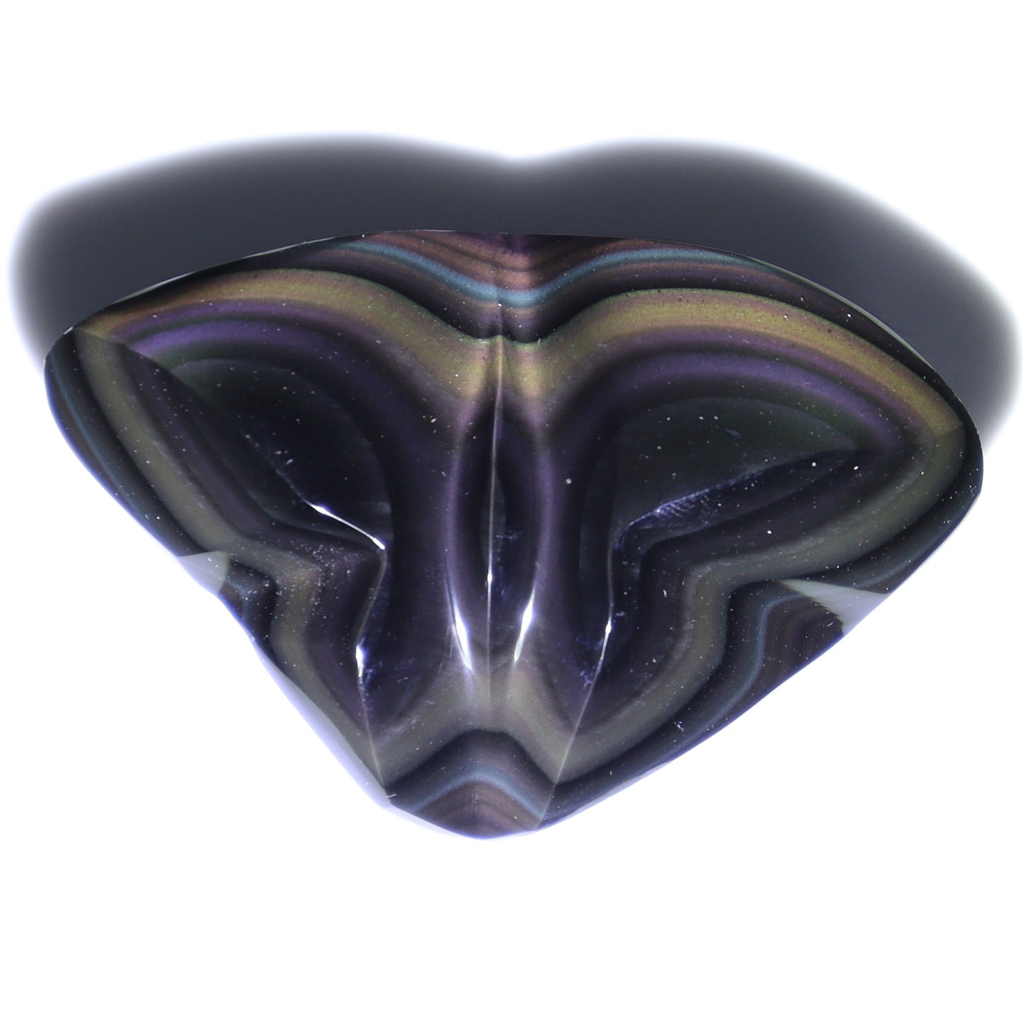 Rainbow Obsidian Butterflies Set of 8 - Expert Wholesale and Supplier of Wholesale Crystals & Bulk Gemstones, ["Butterflies","Butterfly","Mexico","Rainbow Obsidian"]