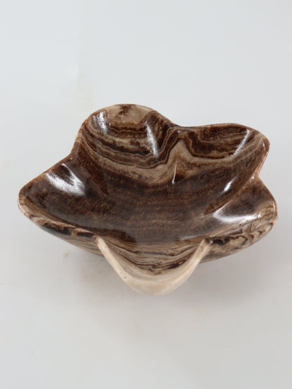 Chocolate Onyx Flower Bowls Set of 4 - Expert Wholesale and Supplier of Wholesale Crystals & Bulk Gemstones, ["Bowls","Catalog Onyx","Mexico","onyx"]
