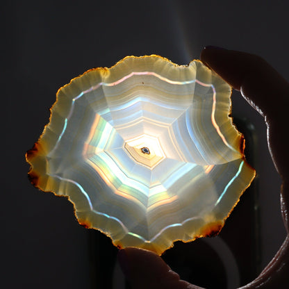Iris Agate Slices Set of 6 - Expert Wholesale and Supplier of Wholesale Crystals & Bulk Gemstones, ["Agate","Iris Agate","Slices and Slabs"]