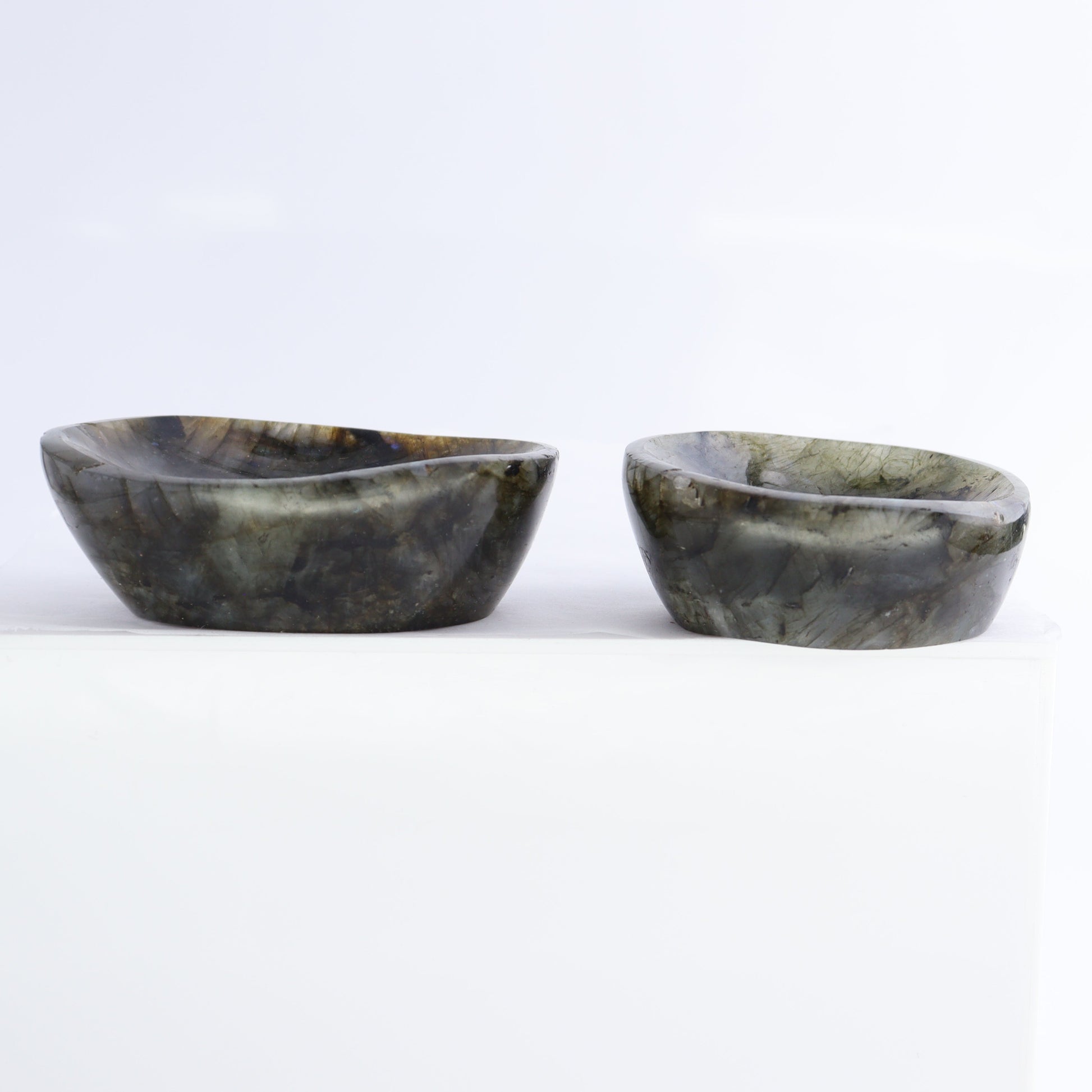 Labradorite Bowls Set of 10 - Expert Wholesale and Supplier of Wholesale Crystals & Bulk Gemstones, ["Bowls","Labradorite","Madagascar"]