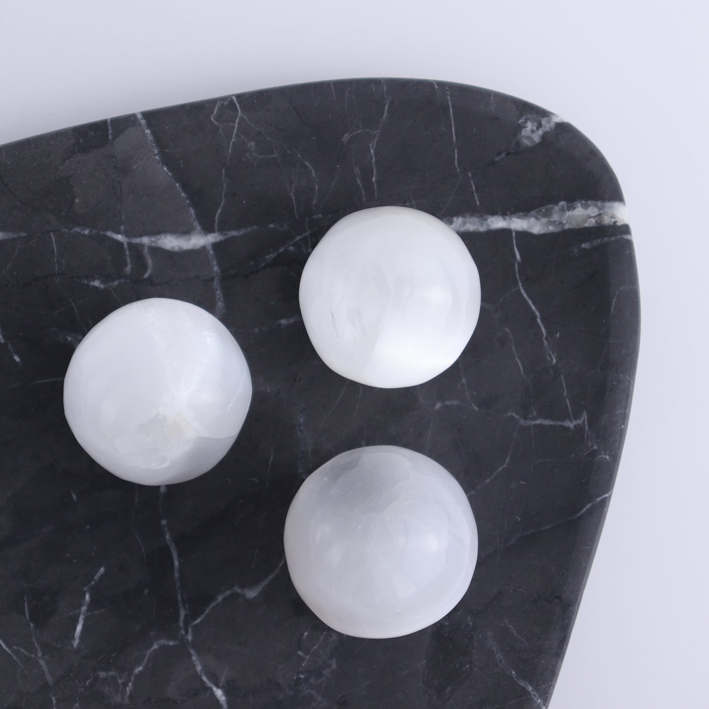 One Selenite (Satin Spar) Sphere 4 cm - Expert Wholesale and Supplier of Wholesale Crystals & Bulk Gemstones, ["close_30","Morocco","Selenite","Spheres"]