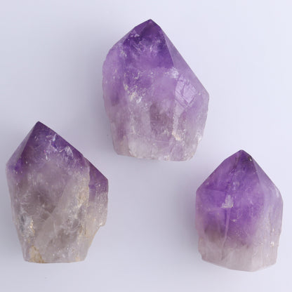 Amethyst Top Polished Set of 5 - Expert Wholesale and Supplier of Wholesale Crystals & Bulk Gemstones, ["Amethyst","Brazil","Top Polished"]