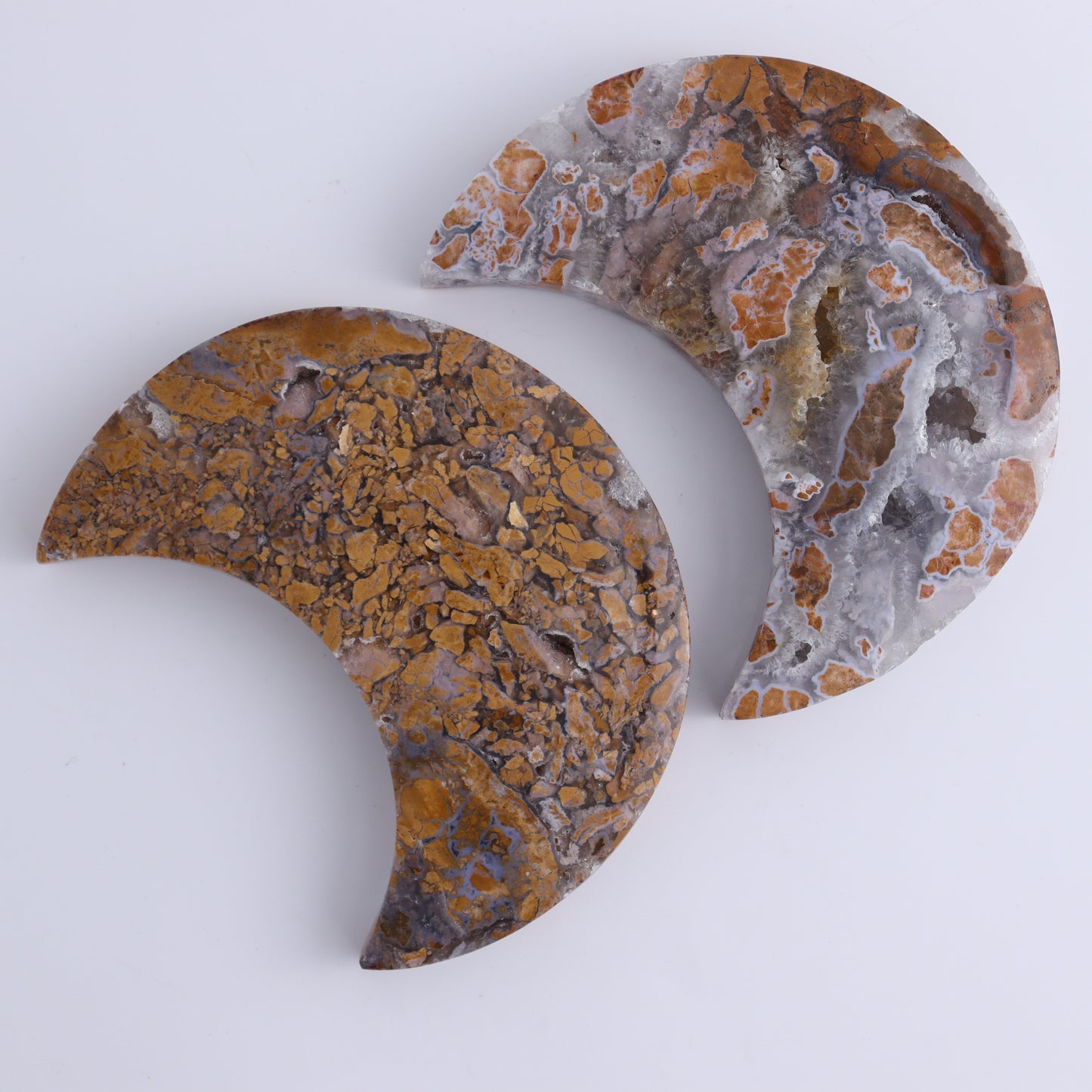 Brecciated Jasper Moons Set of 6 - Expert Wholesale and Supplier of Wholesale Crystals & Bulk Gemstones, ["Brecciated Jasper","Indonesia","moons"]