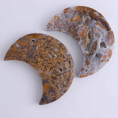 Brecciated Jasper Moons Set of 6 - Expert Wholesale and Supplier of Wholesale Crystals & Bulk Gemstones, ["Brecciated Jasper","Indonesia","moons"]