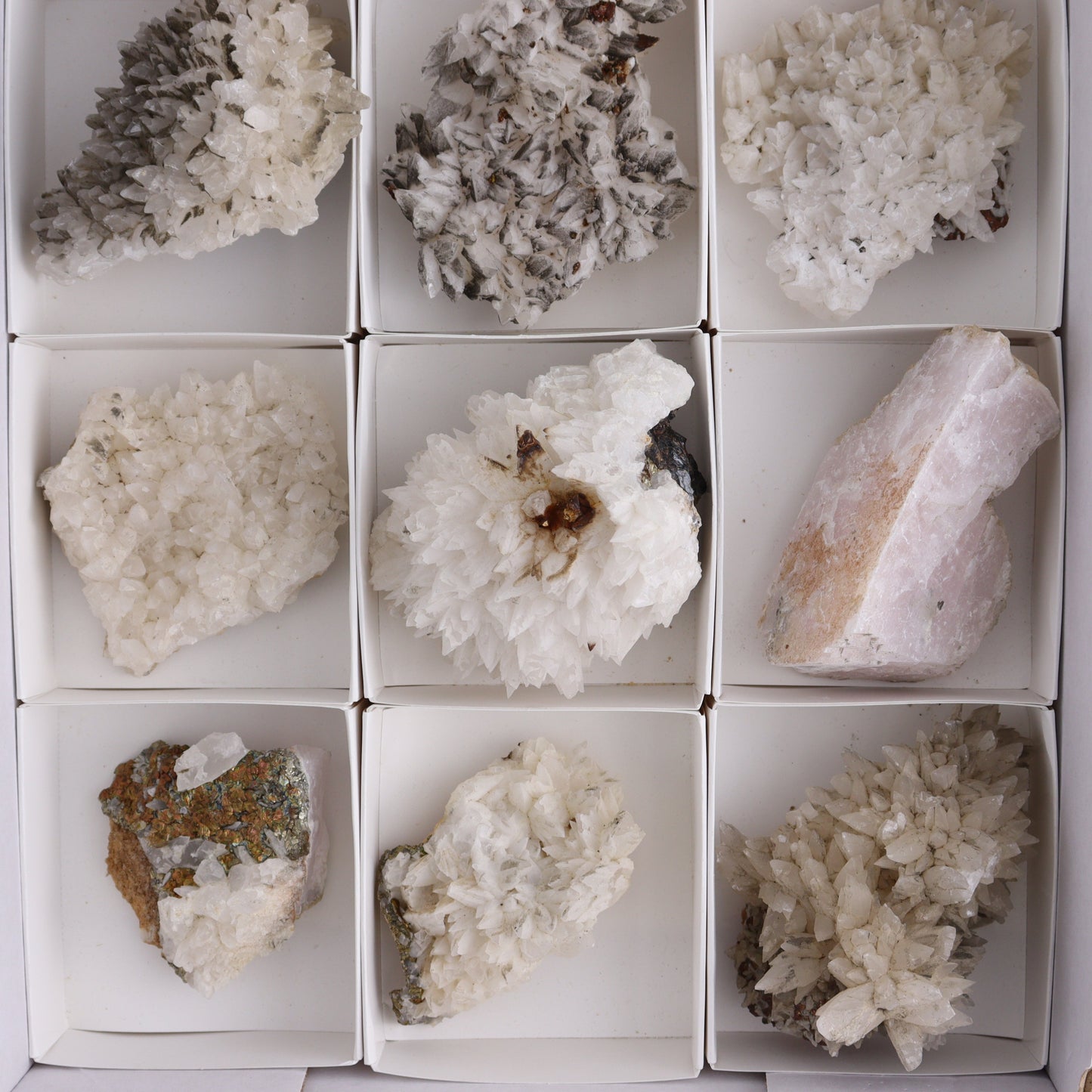 UV Reactive Calcite Flat Set of 12 - Expert Wholesale and Supplier of Wholesale Crystals & Bulk Gemstones, ["Calcite","Freeform","Freeforms","Mexico"]