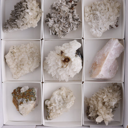 UV Reactive Calcite Flat Set of 12 - Expert Wholesale and Supplier of Wholesale Crystals & Bulk Gemstones, ["Calcite","Freeform","Freeforms","Mexico"]