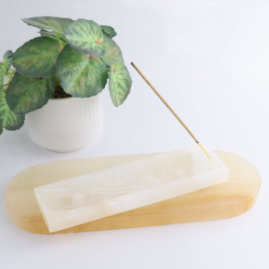 White Onyx Incense Holders Set of 5 - Expert Wholesale and Supplier of Wholesale Crystals & Bulk Gemstones, ["Catalog Onyx","Incense holders","Mexico","onyx","Zebra Onyx"]