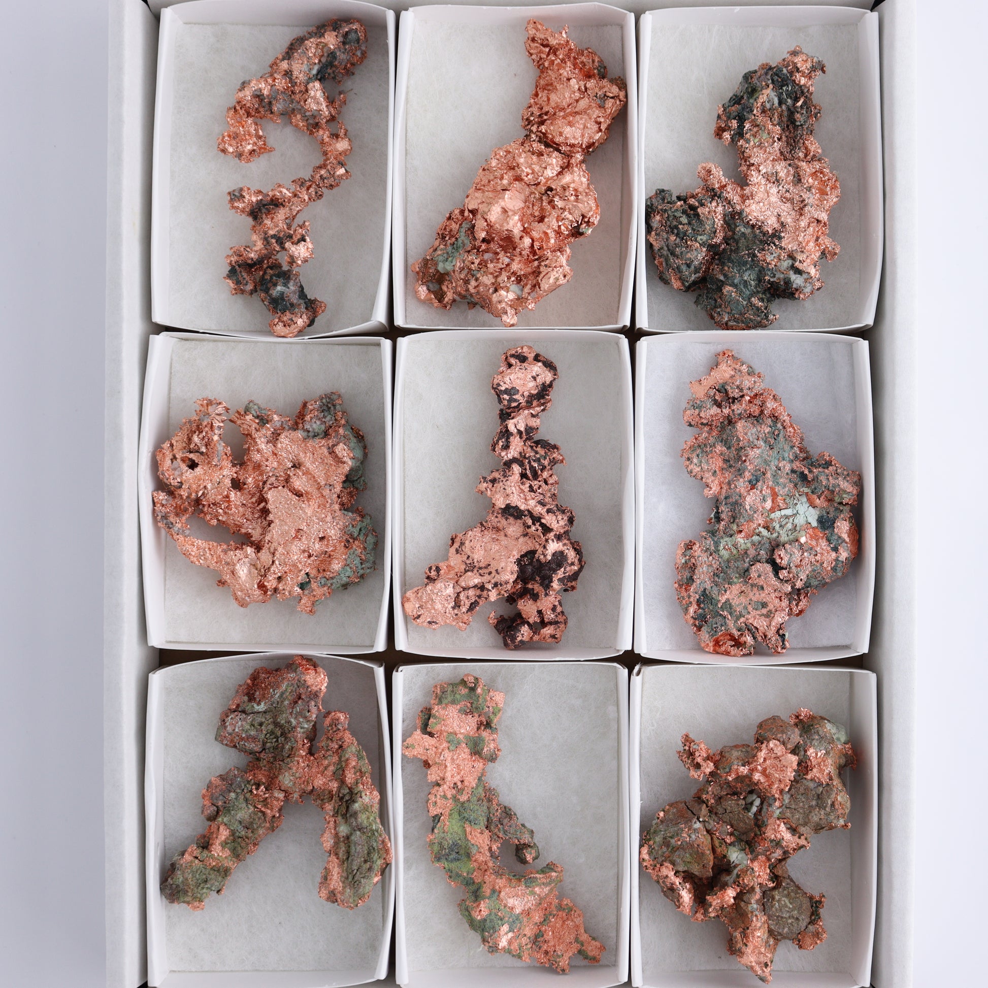 Copper Flat of 9 - Expert Wholesale and Supplier of Wholesale Crystals & Bulk Gemstones, ["copper","Freeforms","United States"]