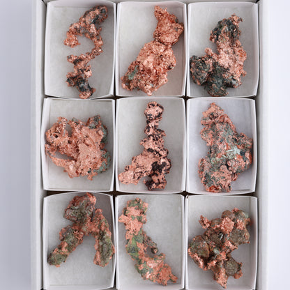 Copper Flat of 9 - Expert Wholesale and Supplier of Wholesale Crystals & Bulk Gemstones, ["copper","Freeforms","United States"]