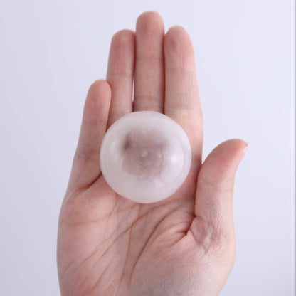 One Selenite (Satin Spar) Sphere 4 cm - Expert Wholesale and Supplier of Wholesale Crystals & Bulk Gemstones, ["close_30","Morocco","Selenite","Spheres"]