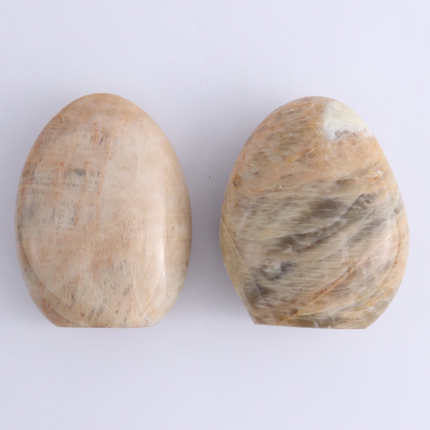 Peach Moonstone Freeform Set of 5 - Expert Wholesale and Supplier of Wholesale Crystals & Bulk Gemstones, ["Freeforms","Peach Moonstone"]