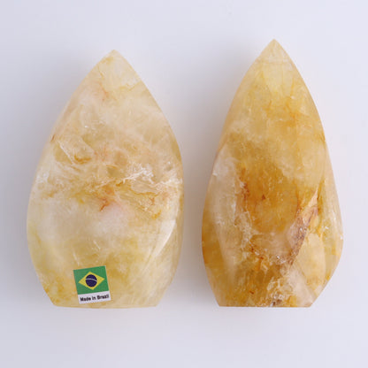 Golden Healer Flames Set of 4 - Expert Wholesale and Supplier of Wholesale Crystals & Bulk Gemstones, ["Brazil","flames","Golden Healer"]