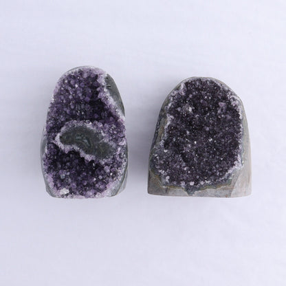 Uruguay Amethyst Cut Base Set of 7 - Expert Wholesale and Supplier of Wholesale Crystals & Bulk Gemstones, ["Amethyst","Cut Base","Uruguay"]