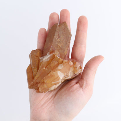 Dark Tangerine Quartz Clusters Set of 9 - Expert Wholesale and Supplier of Wholesale Crystals & Bulk Gemstones, ["Clusters","Quartz","Tangerine Quartz"]