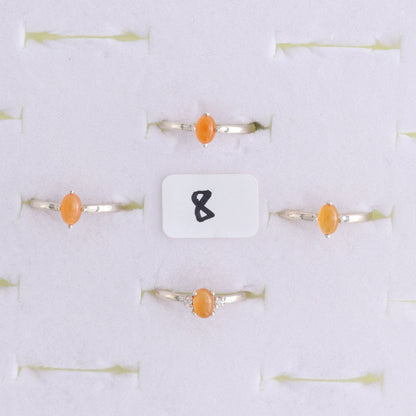 One Carnelian Ring - Expert Wholesale and Supplier of Wholesale Crystals & Bulk Gemstones, ["carnelian","India","Ring","sterling silver"]