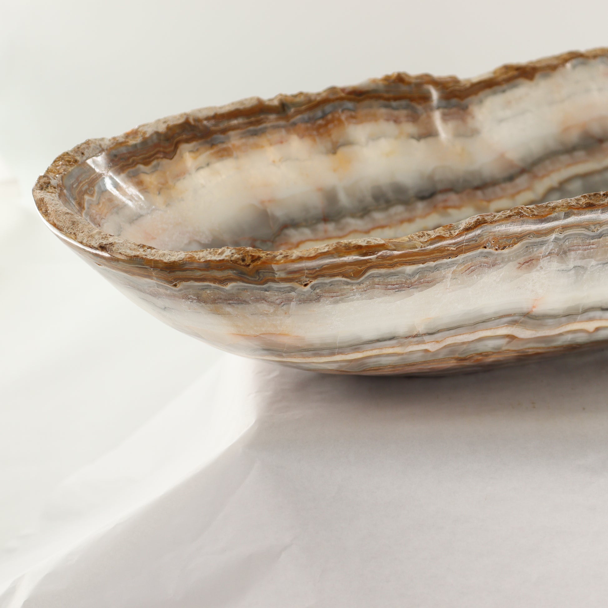 Onyx Canoe Bowl - Expert Wholesale and Supplier of Wholesale Crystals & Bulk Gemstones, ["Bowls","canoe","Mexico","onyx"]