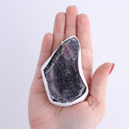 Uruguay Rainbow Amethyst Clusters Flat of 19 - Expert Wholesale and Supplier of Wholesale Crystals & Bulk Gemstones, ["Amethyst","Clusters","Rainbow Amethyst","Sugar Rainbow Amethyst","Uruguay"]