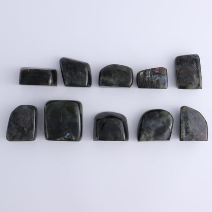 Labradorite Freeform Set of 10 - Expert Wholesale and Supplier of Wholesale Crystals & Bulk Gemstones, ["Freeforms","Labradorite","Madagascar"]