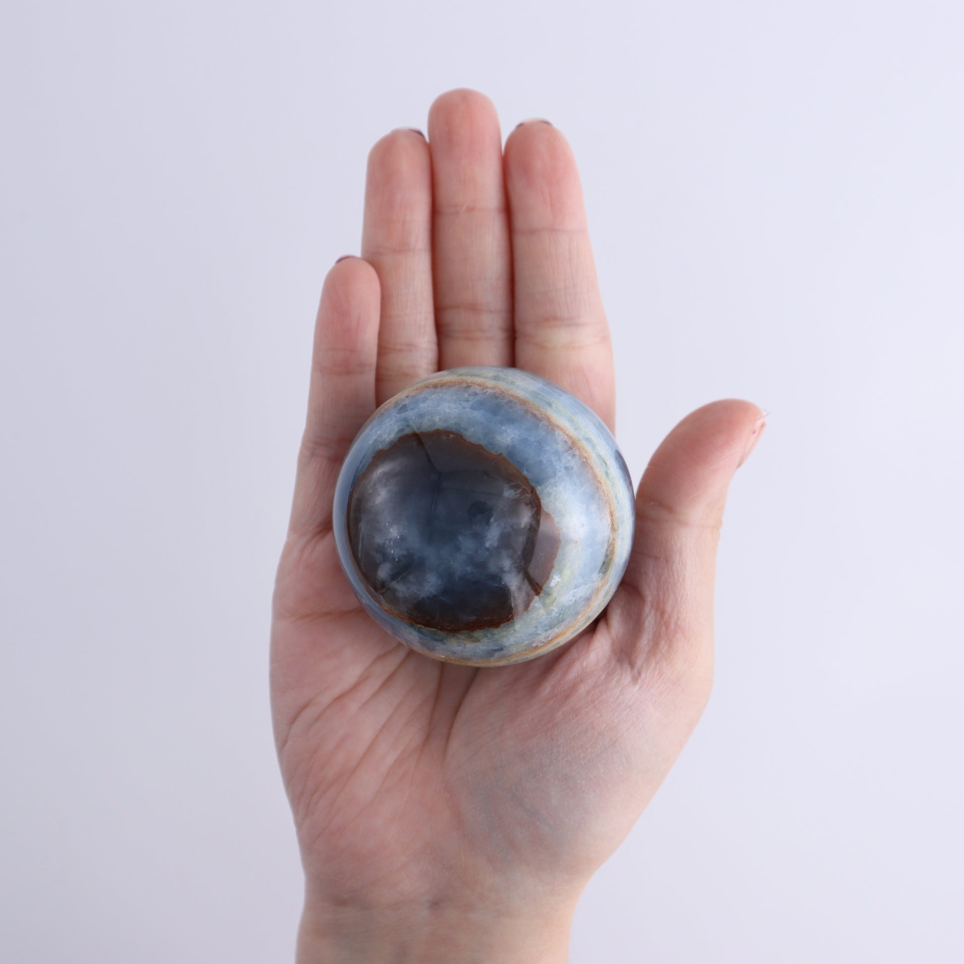 Blue Onyx Spheres Set of 4 - Expert Wholesale and Supplier of Wholesale Crystals & Bulk Gemstones, ["Argentina","Blue Onyx","onyx","Spheres"]