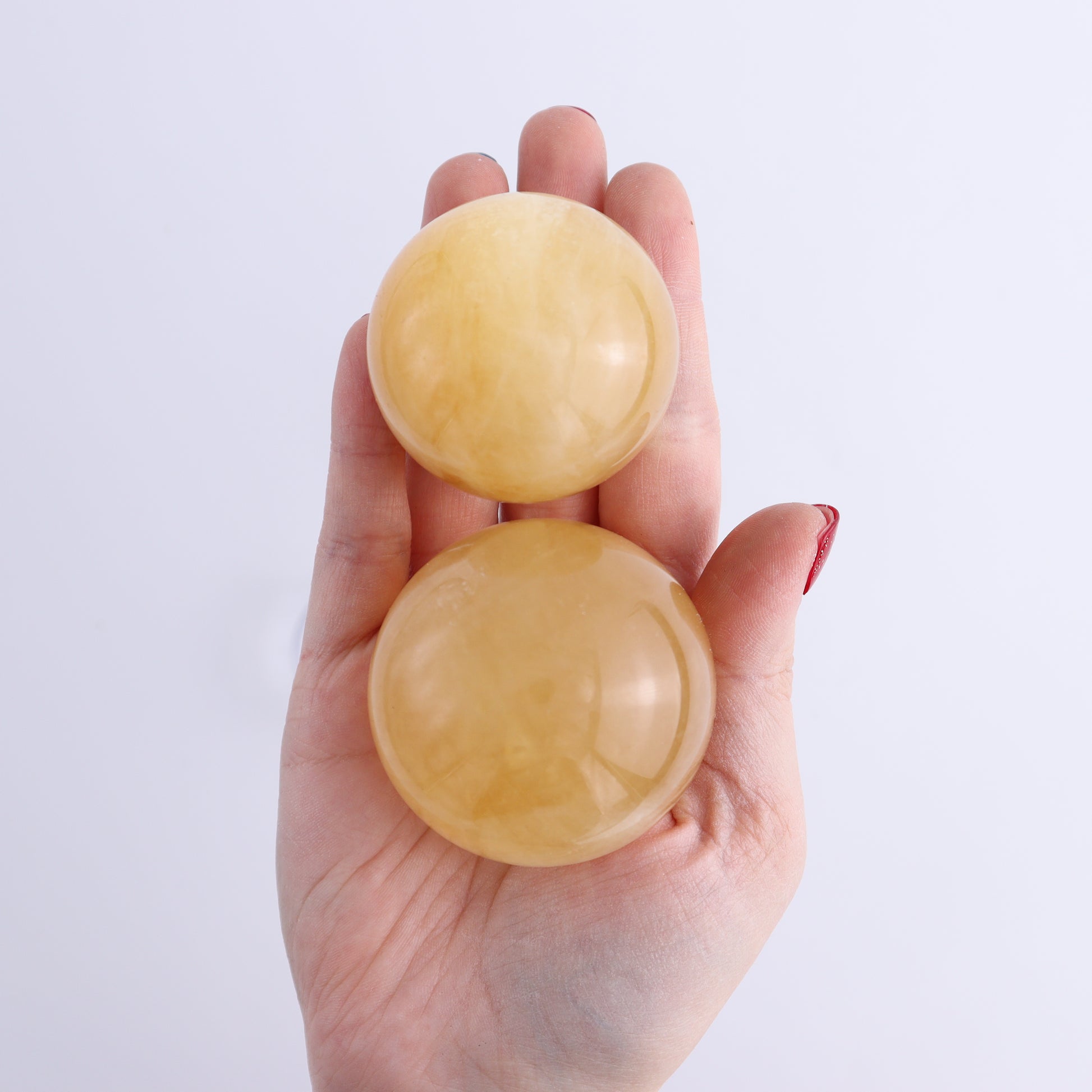 Calcite Spheres Set of 6 - Expert Wholesale and Supplier of Wholesale Crystals & Bulk Gemstones, ["Calcite","Mexico","Spheres"]