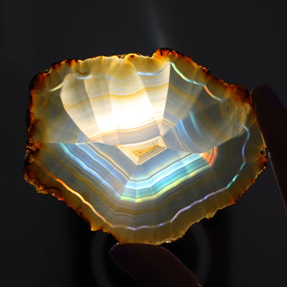 Iris Agate Slices Set of 6 - Expert Wholesale and Supplier of Wholesale Crystals & Bulk Gemstones, ["Agate","Iris Agate","Slices and Slabs"]