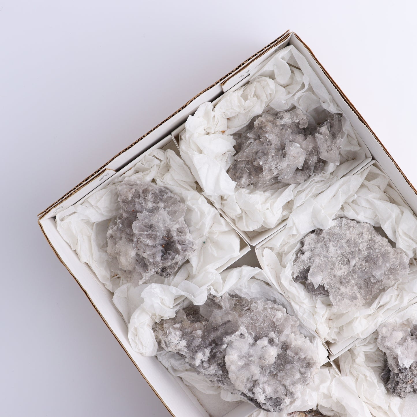 Selenite Clusters from Mexico Set of 6 - Expert Wholesale and Supplier of Wholesale Crystals & Bulk Gemstones, ["close_70","Clusters","Mexico","selenite"]