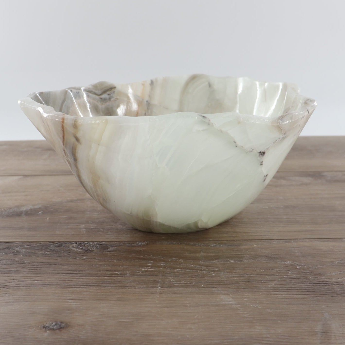 Mexican Onyx/Calcite Bowl 12"