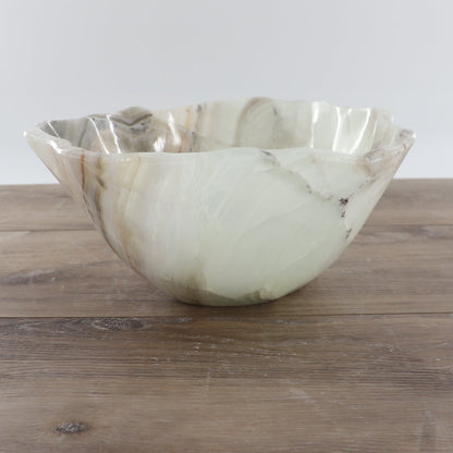 Mexican Onyx/Calcite Bowl 12"