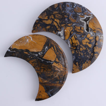 Brecciated Jasper Moons Set of 6 - Expert Wholesale and Supplier of Wholesale Crystals & Bulk Gemstones, ["Brecciated Jasper","Indonesia","moons"]
