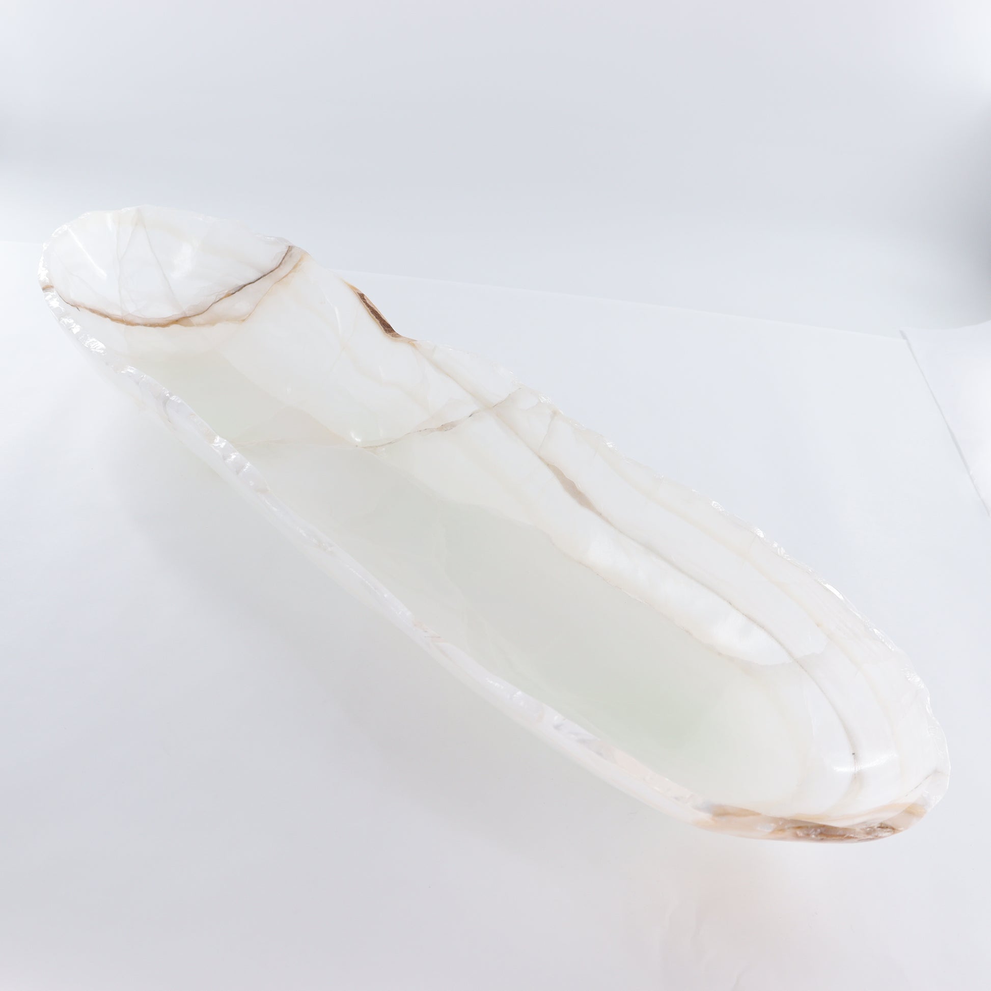 Onyx Canoe Bowl - Expert Wholesale and Supplier of Wholesale Crystals & Bulk Gemstones, ["Bowls","canoe","Mexico","onyx"]