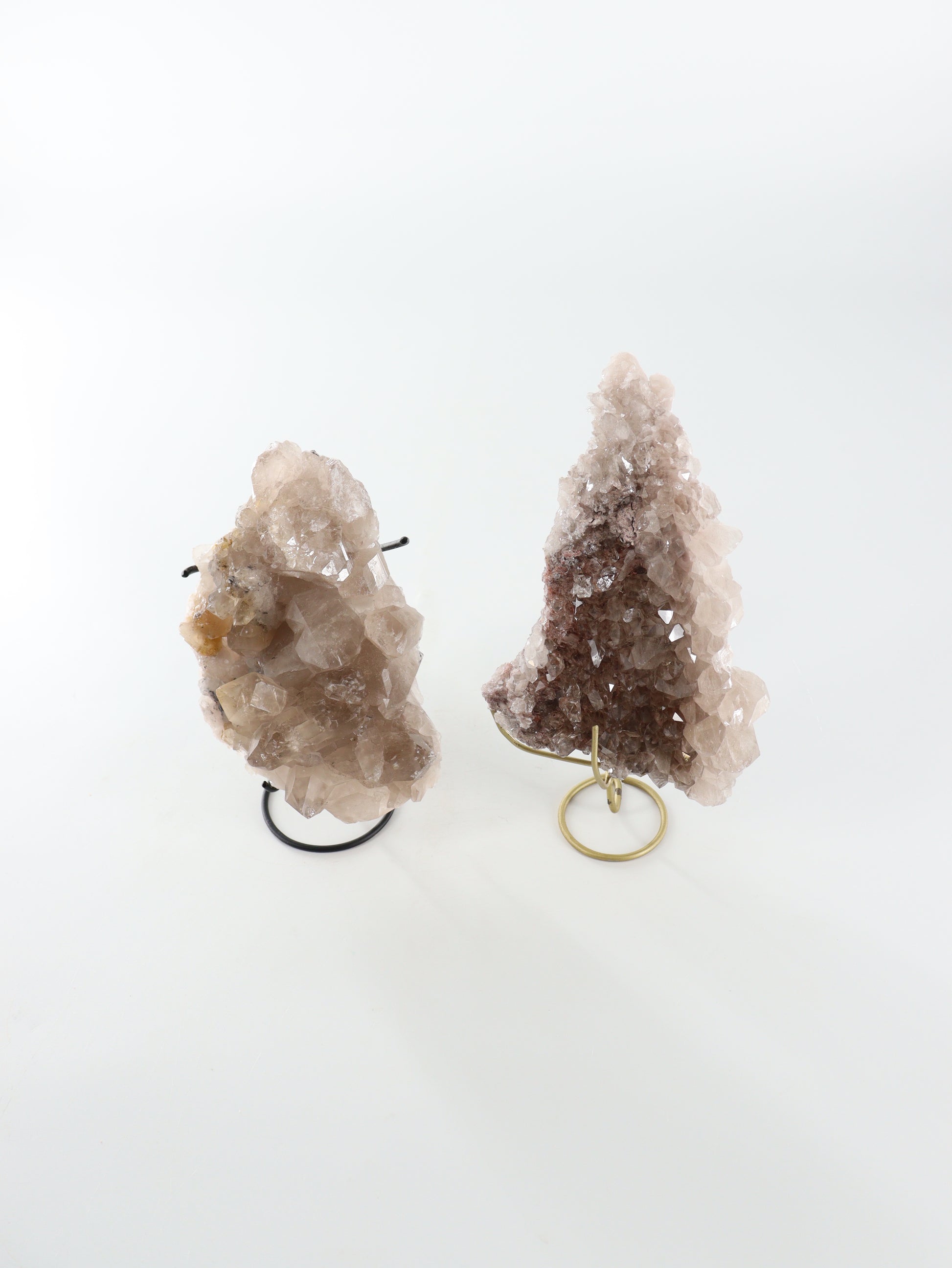 Smoky Quartz Clusters with Stands Set of 2 - Expert Wholesale and Supplier of Wholesale Crystals & Bulk Gemstones, []