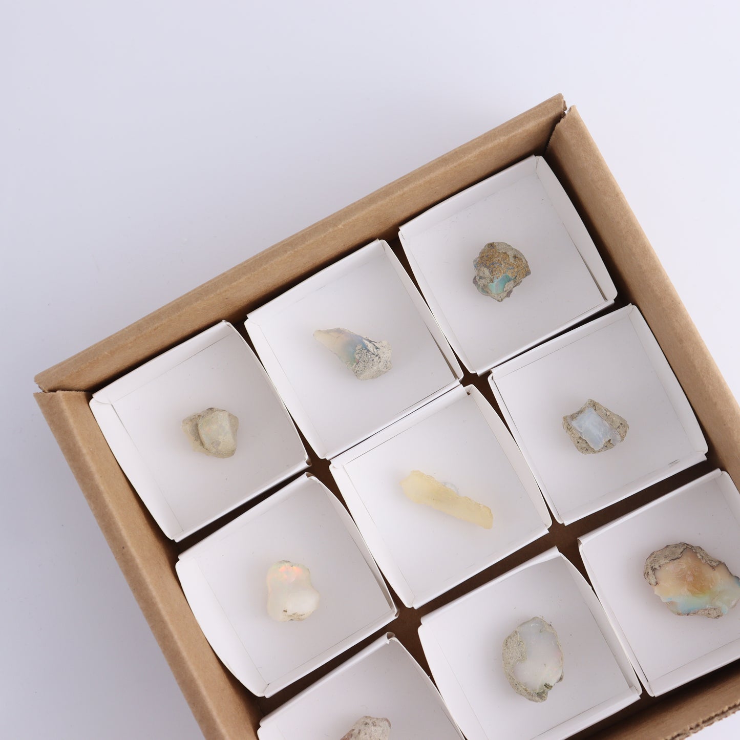 Ethiopian Opal Flat of 9 - Expert Wholesale and Supplier of Wholesale Crystals & Bulk Gemstones, ["ethiopian opal","Mexico","Opal","Rough"]