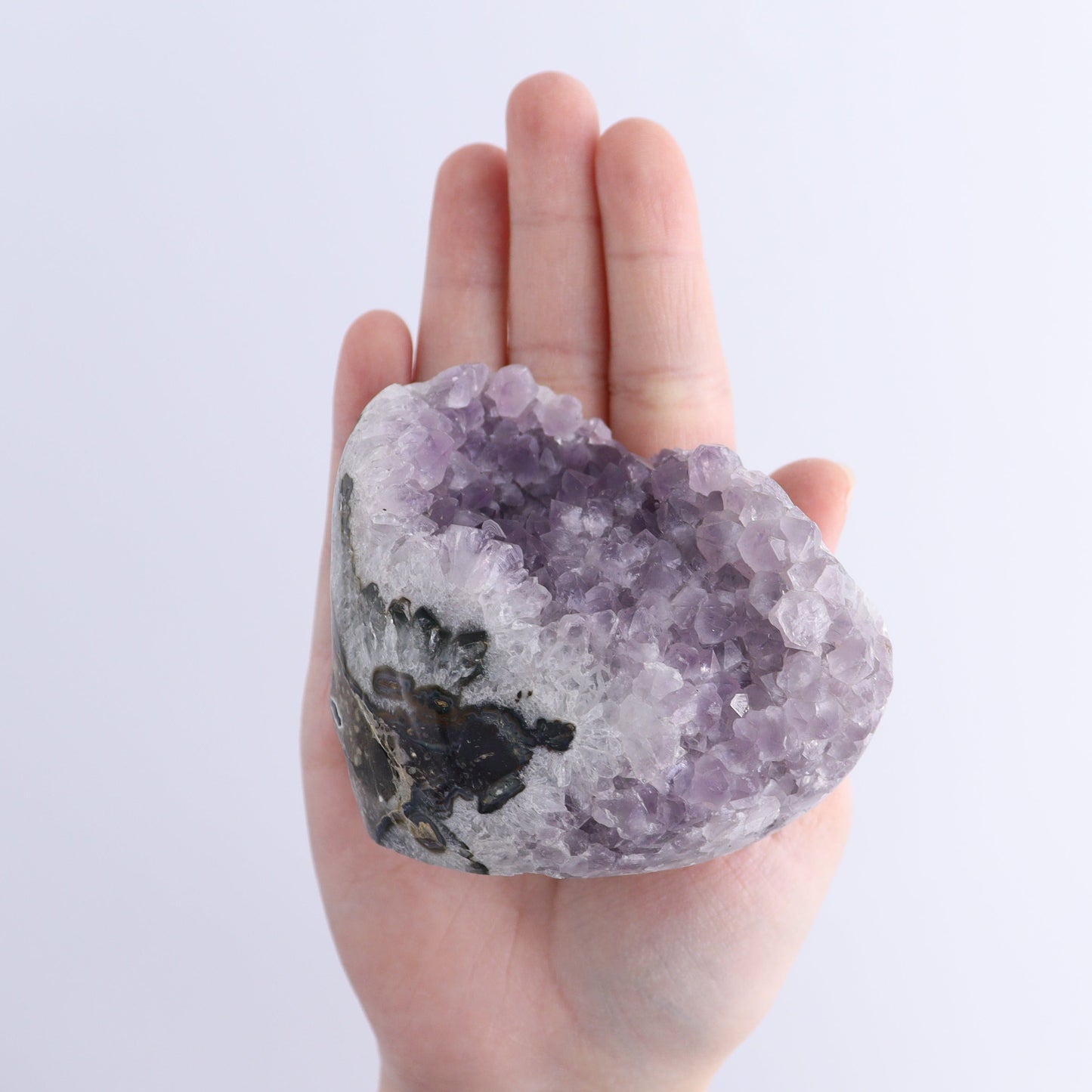 Uruguay Amethyst Cut Base Set of 4 - Expert Wholesale and Supplier of Wholesale Crystals & Bulk Gemstones, ["Amethyst","Cut Base","Uruguay"]