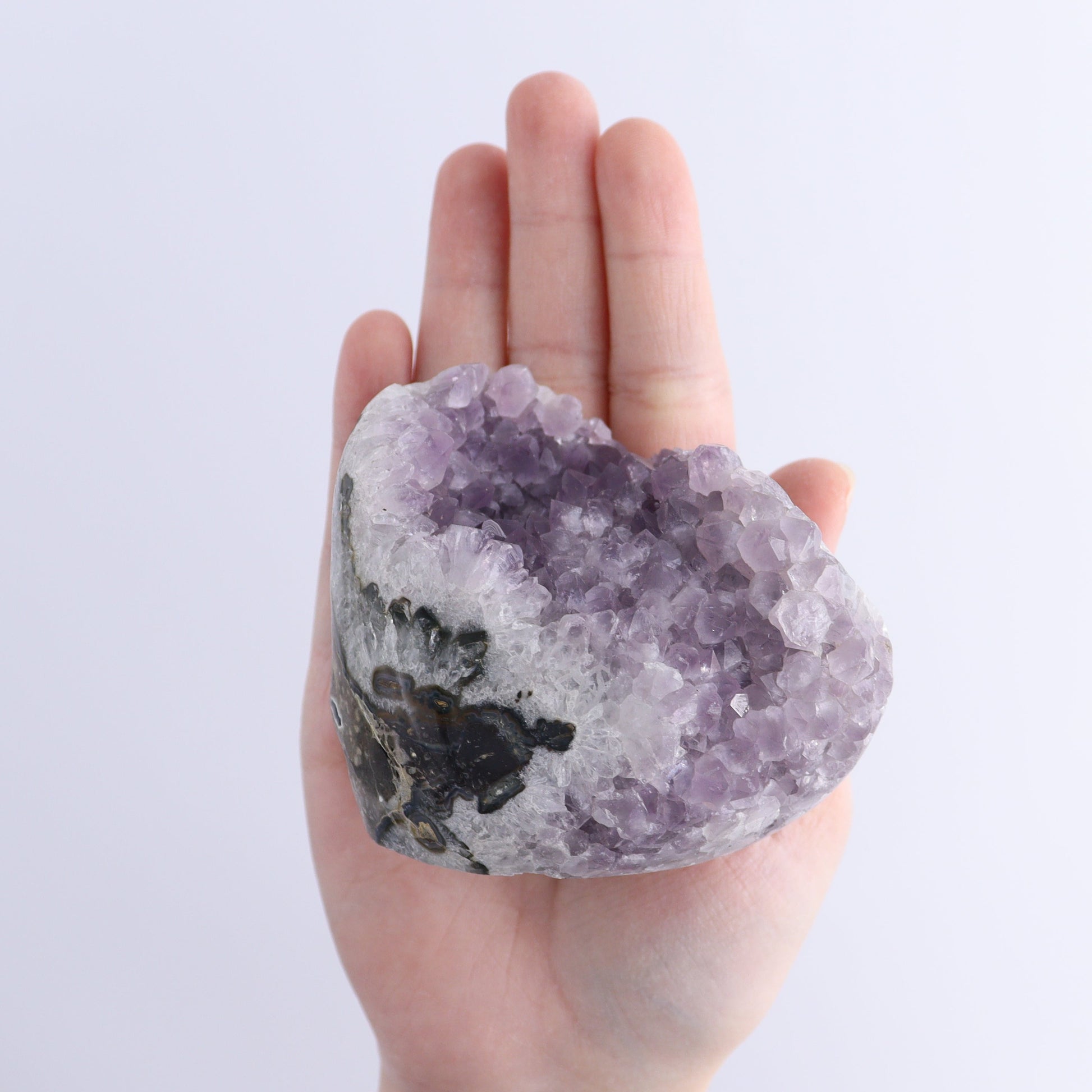 Uruguay Amethyst Cut Base Set of 4 - Expert Wholesale and Supplier of Wholesale Crystals & Bulk Gemstones, ["Amethyst","Cut Base","Uruguay"]