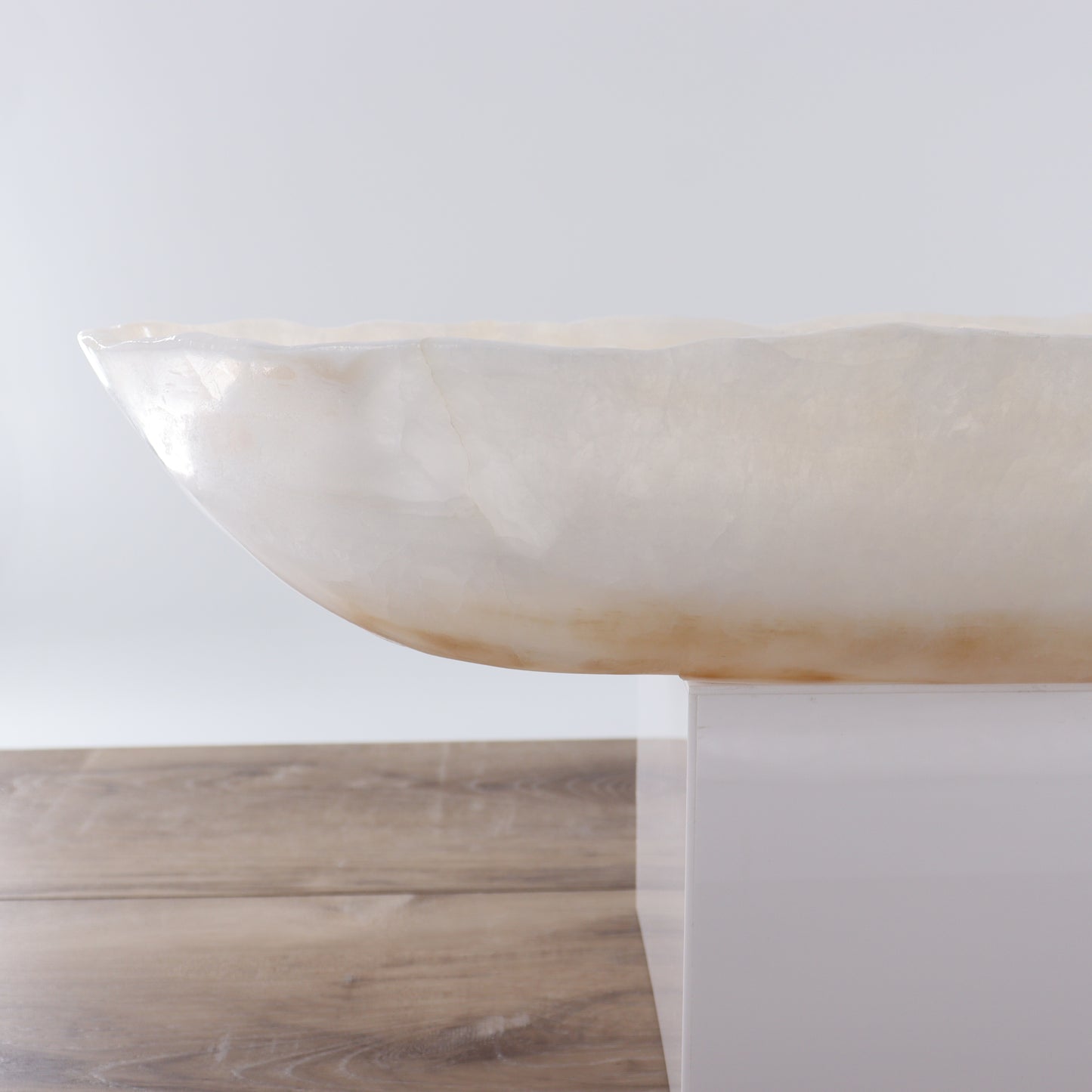 Mexican Onyx/Calcite Canoe Bowl - Expert Wholesale and Supplier of Wholesale Crystals & Bulk Gemstones, ["Bowls","Calcite","canoe","Mexico","onyx"]