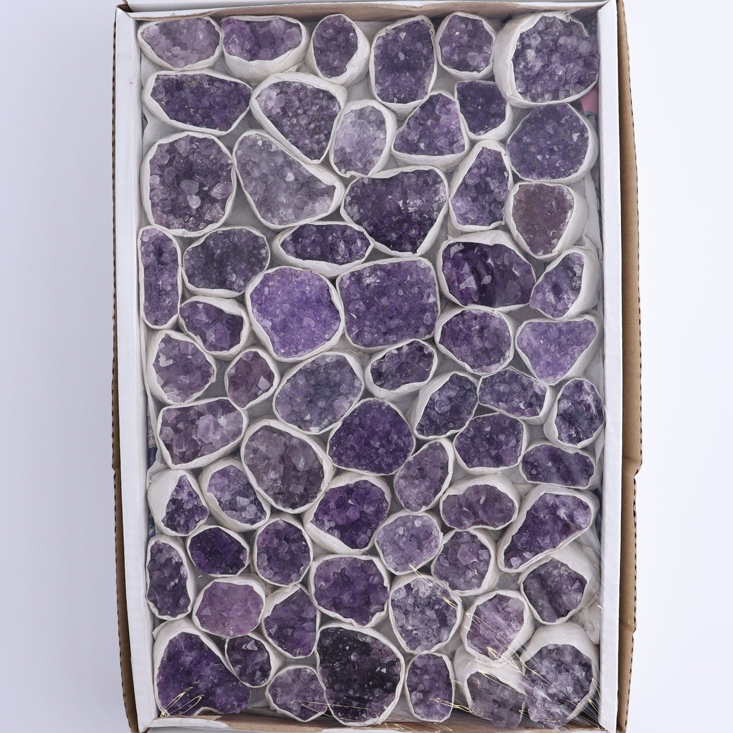 One Uruguay Amethyst Clusters Flat - Expert Wholesale and Supplier of Wholesale Crystals & Bulk Gemstones, ["Amethyst","flat","Flats","Uruguay"]