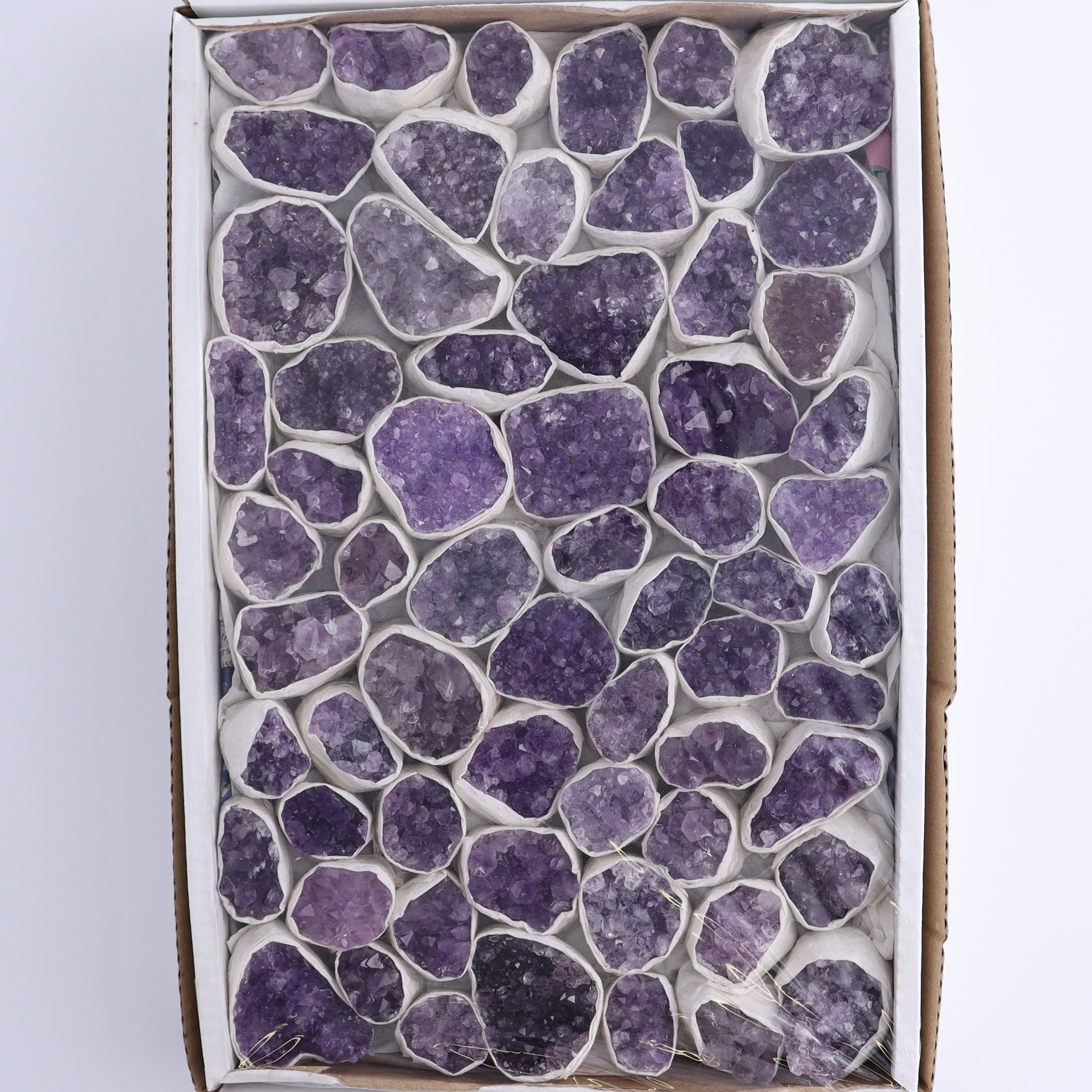 One Uruguay Amethyst Clusters Flat - Expert Wholesale and Supplier of Wholesale Crystals & Bulk Gemstones, ["Amethyst","flat","Flats","Uruguay"]
