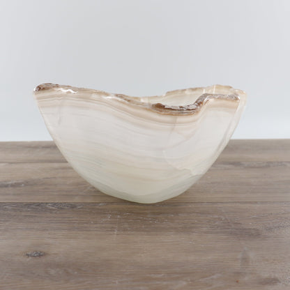 Mexican Onyx/Calcite Bowl 12"