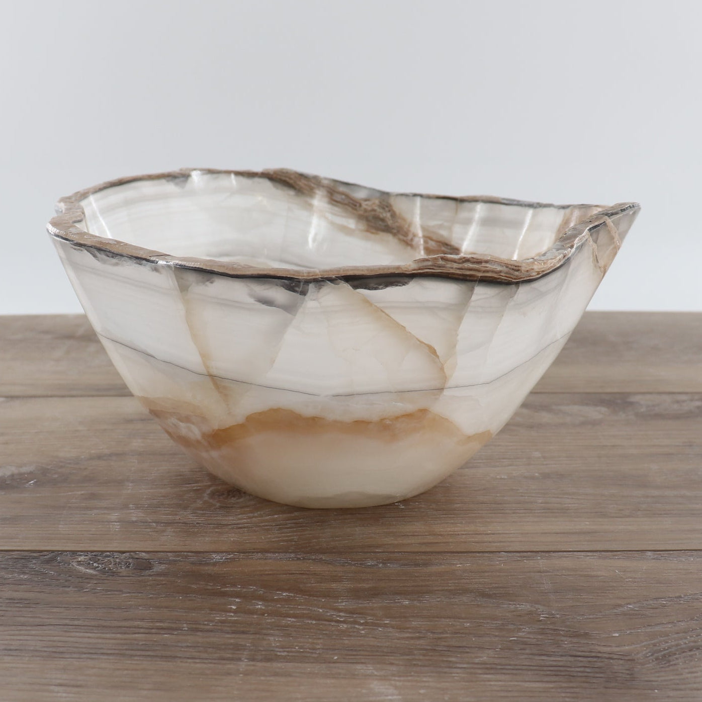 Mexican Onyx/Calcite Bowl 12"