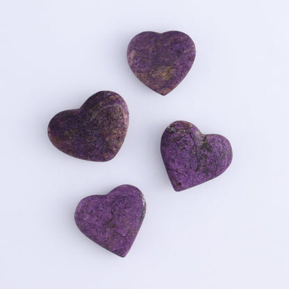 Purpurite Velvet Hearts Set of 20 - Expert Wholesale and Supplier of Wholesale Crystals & Bulk Gemstones, ["Hearts","purpurite","Purpurite Velvet"]