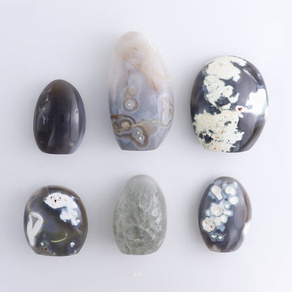 Agate Freeform Set of 6