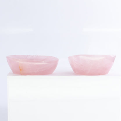 Rose Quartz Bowls Set of 8 - Expert Wholesale and Supplier of Wholesale Crystals & Bulk Gemstones, ["Bowls","Rose Quartz"]