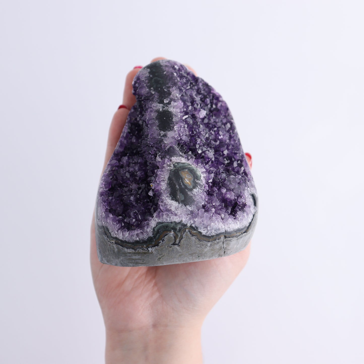Uruguay Amethyst Set of 3 - Expert Wholesale and Supplier of Wholesale Crystals & Bulk Gemstones, ["Amethyst","Freeforms","Uruguay"]
