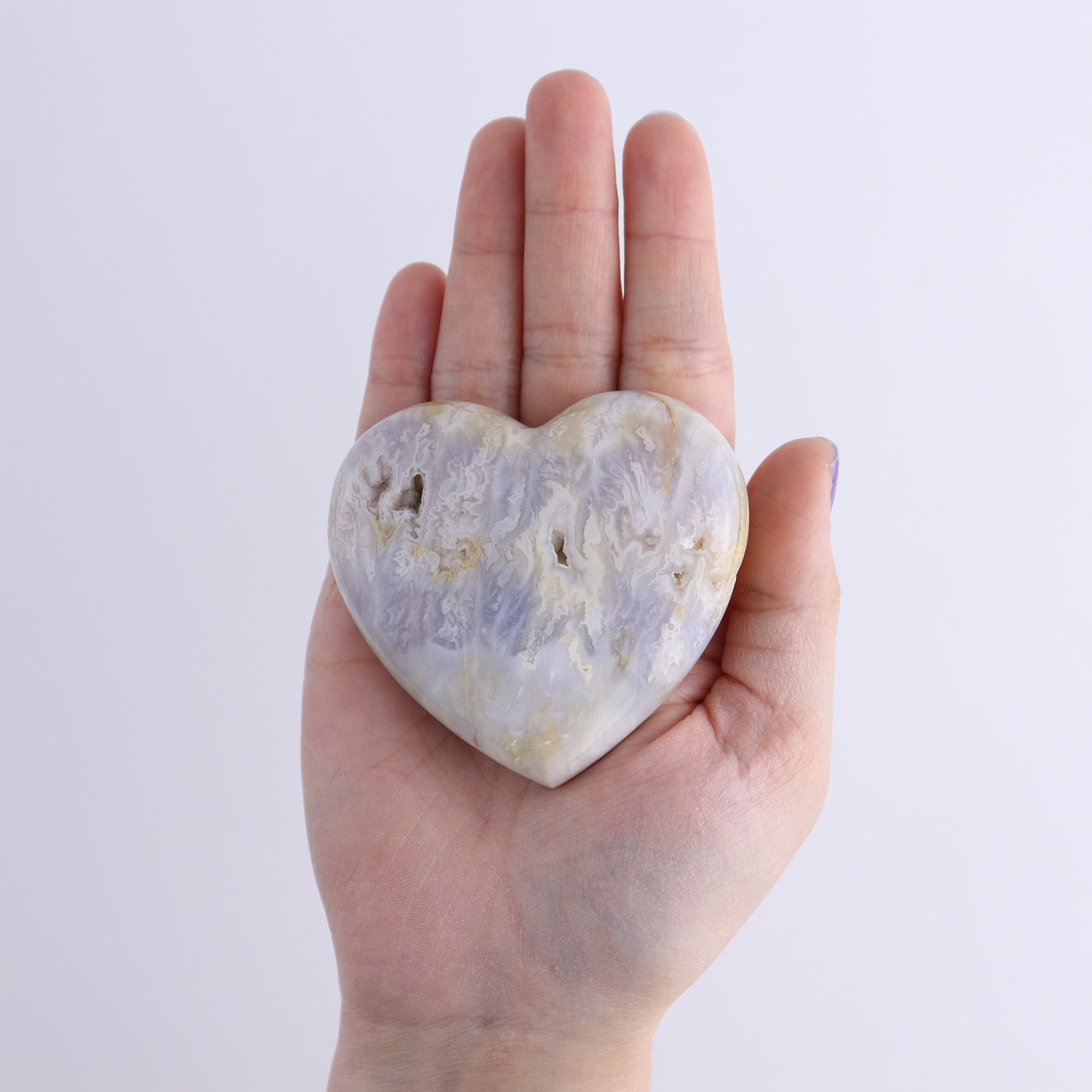 Agate Hearts Set of 6 - Expert Wholesale and Supplier of Wholesale Crystals & Bulk Gemstones, ["Agate","Hearts"]