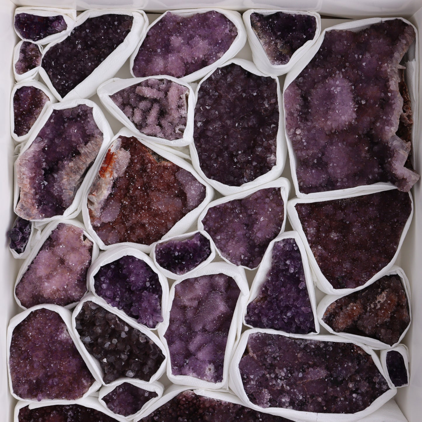 Amethyst Clusters Flat - Expert Wholesale and Supplier of Wholesale Crystals & Bulk Gemstones, ["Amethyst","Clusters"]
